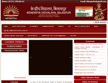 Tablet Screenshot of kvbilaspur.com